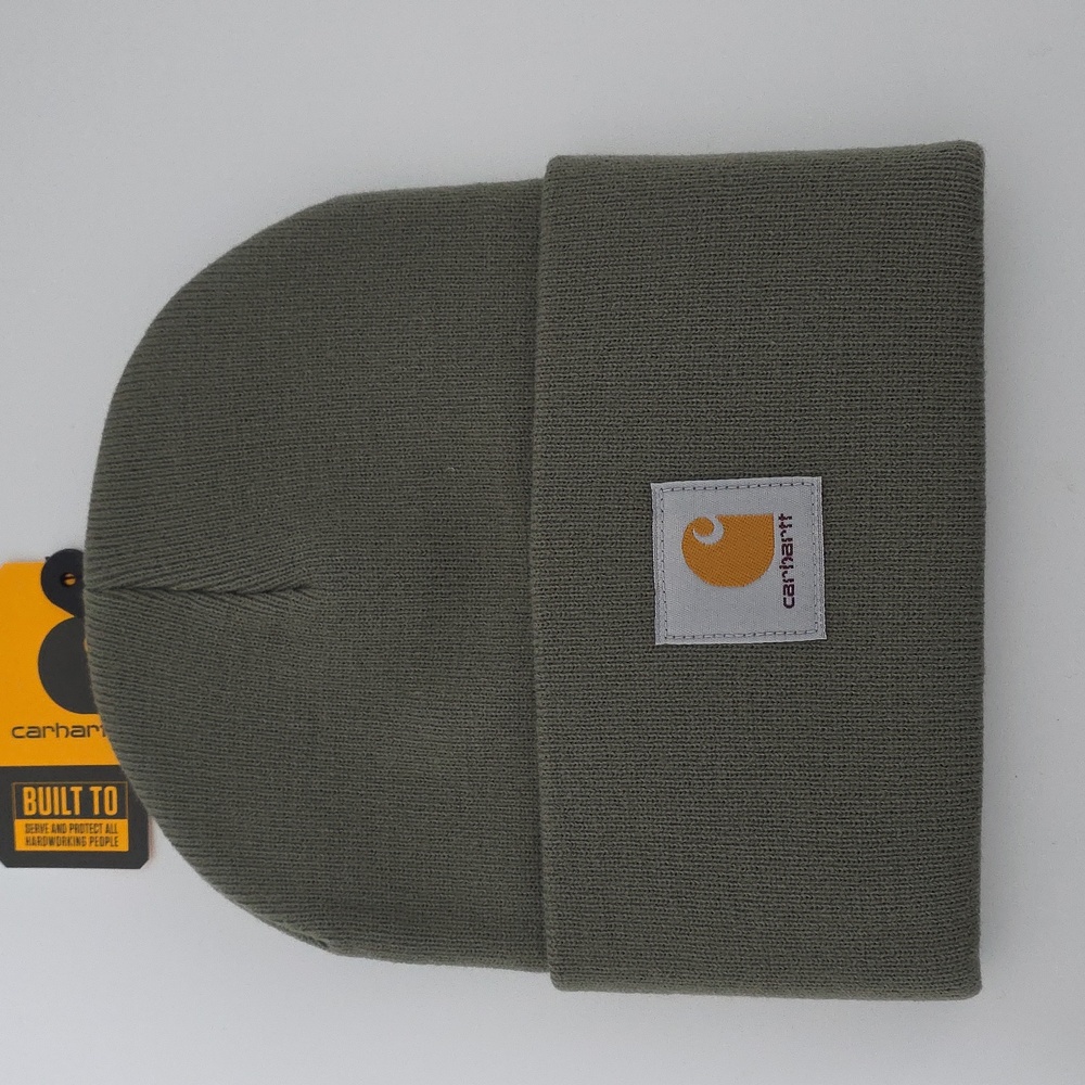 NWT Carhartt Knit Cuffed Green Beanie